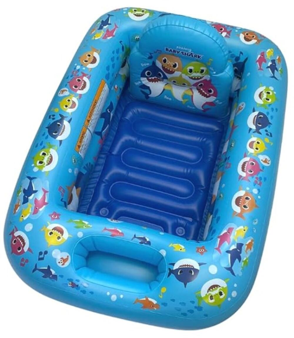 Nickelodeon Baby Shark Making a Splash Inflatable Tub - Baby Bathtub